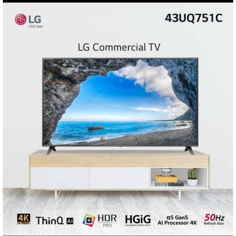 Smart TV UHD 4K LG 43 inch 43UQ751C - utama